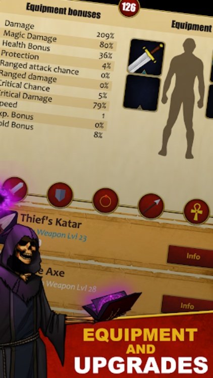 无限地牢：点击角色扮演游戏