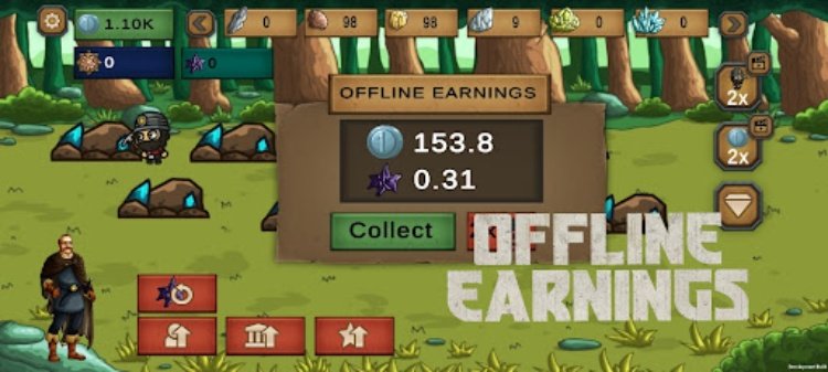 Idle Minerals: Mine & Upgrade