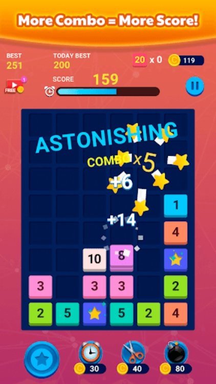 Merge Block: Number Merge Game