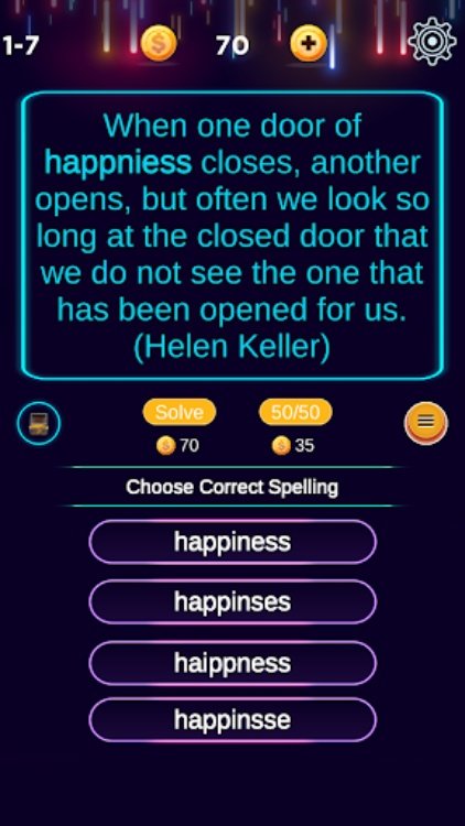 Guess The Spellings