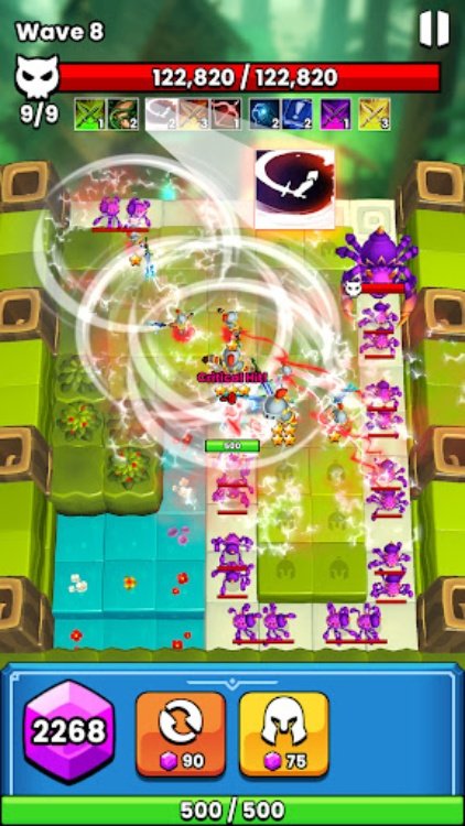 幸运! 合并! 塔防!