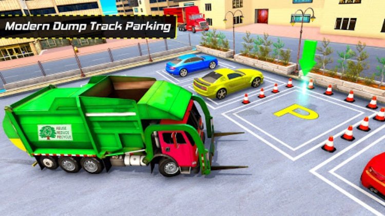 Garbage Truck Parking Games 3D