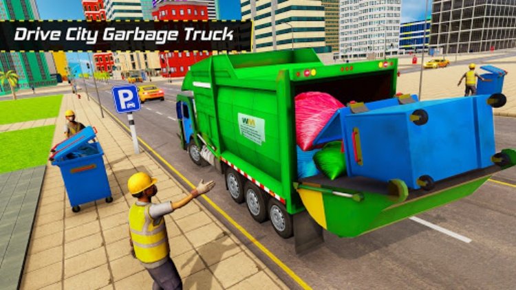 Garbage Truck Parking Games 3D