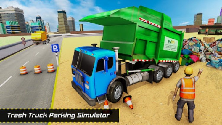 Garbage Truck Parking Games 3D