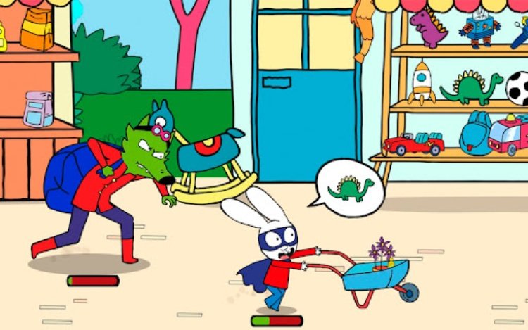 Simon Super Rabbit Vs Pr. Wolf