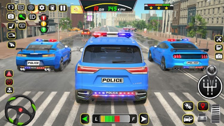 Police Car Driving School Game