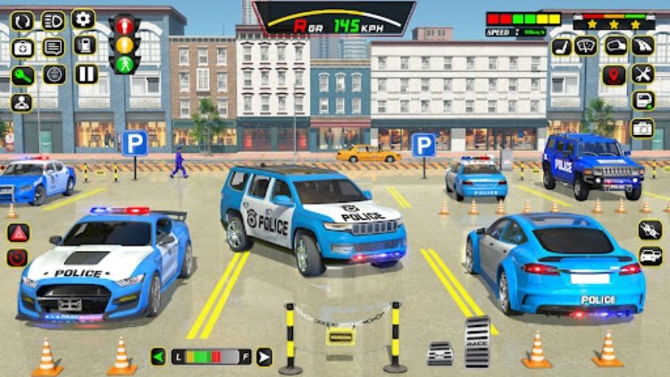Police Car Driving School Game