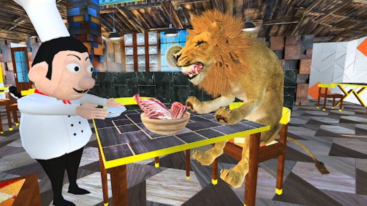 Animal Restaurant Cooking Game