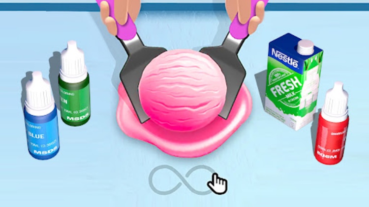 彩虹冰淇淋 – 独角兽派队甜点大师！