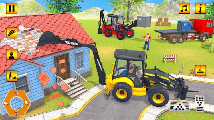 JCB Excavator Crane Machines