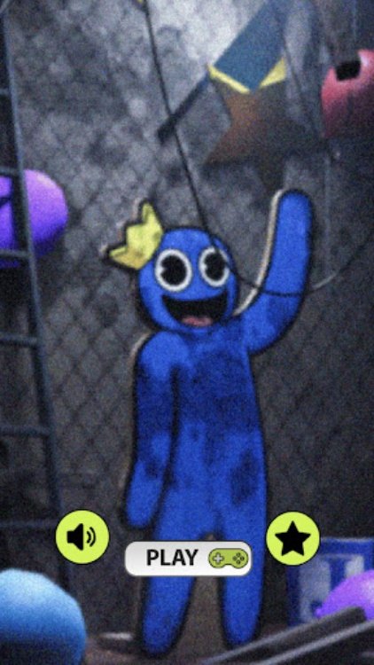 Talking Cyan Rainbow Friends 2