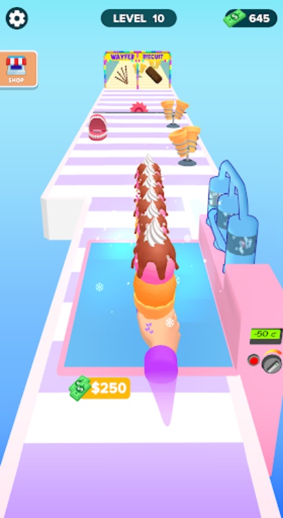 Ice Cream Stack Runner Games