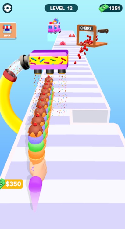 Ice Cream Stack Runner Games