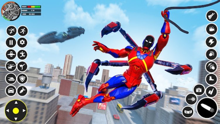 Spider Rope Flying Hero games