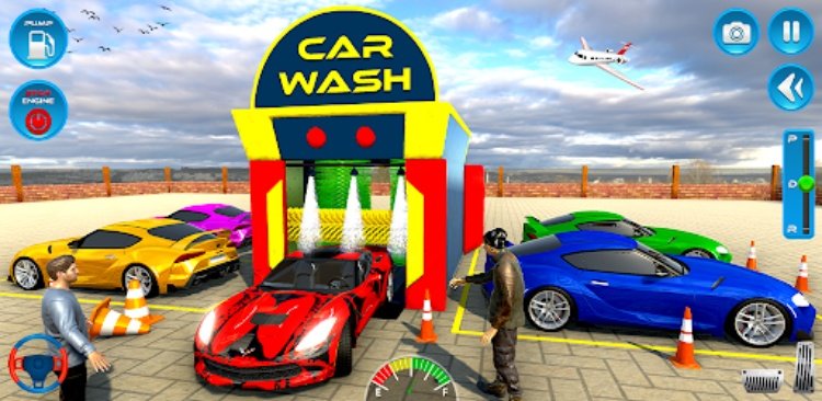 洗车：3D 停车场游戏