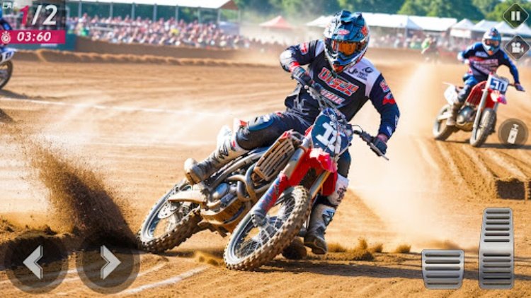 越野自行车特技游戏