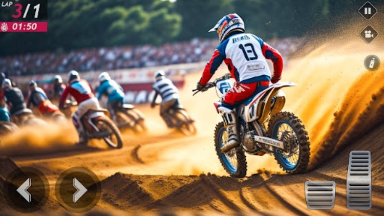 越野自行车特技游戏