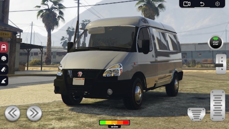 Minibus Gazelle Truck Driving