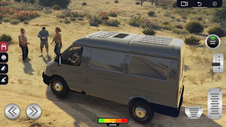 Minibus Gazelle Truck Driving