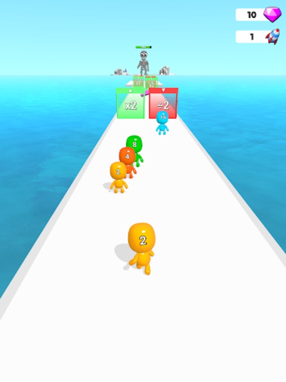 Man Runner 2048 Game  3D Run