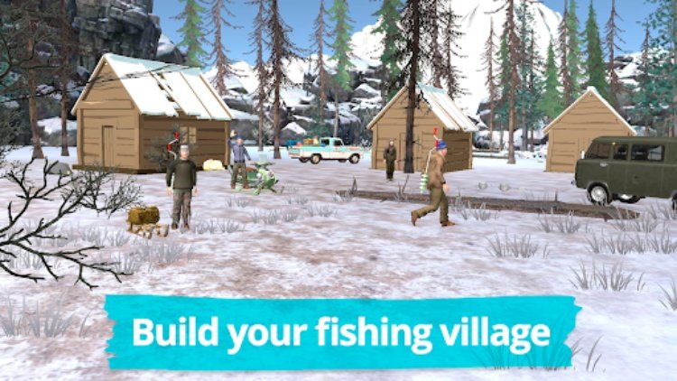 Fishing in the Winter. Lakes.