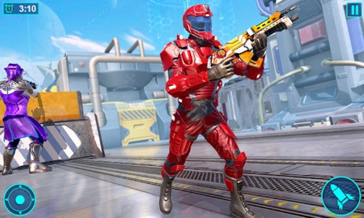 FPS 机器人射击游戏：枪支游戏