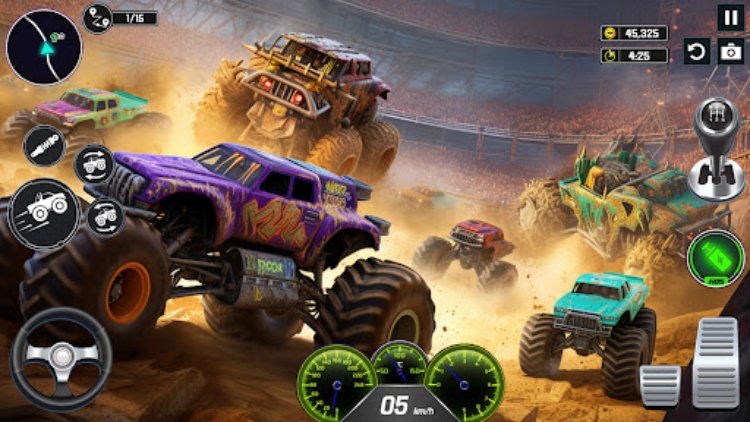 Hard Wheels Monster Truck Game