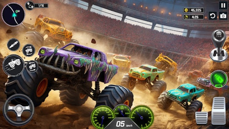 Hard Wheels Monster Truck Game