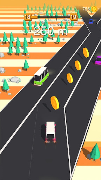 Traffic Car Run 2D：特别版