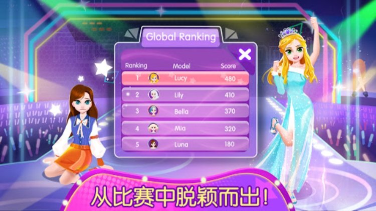 时尚模特：明星沙龙