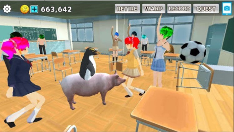 Animal School Simulator. girls