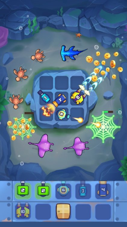Merge Tower : Idle Fish