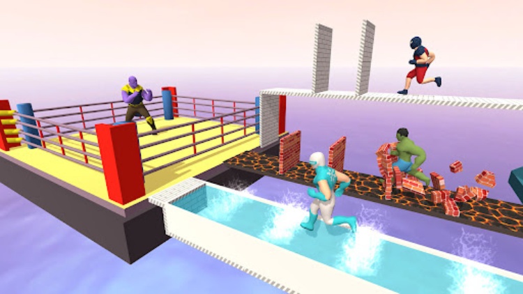 Superhero Bridge Race 3D