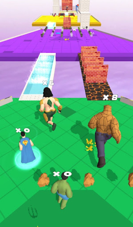 Superhero Bridge Race 3D