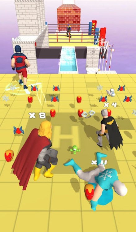 Superhero Bridge Race 3D