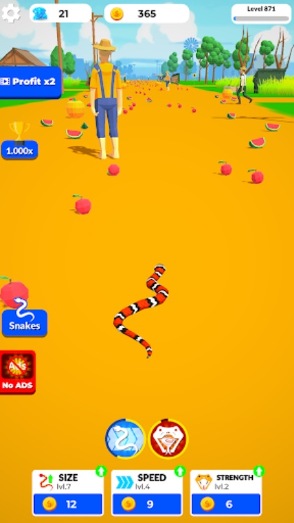 Idle Snake World:Hunting Fight