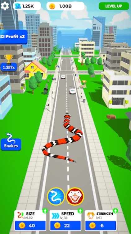 Idle Snake World:Hunting Fight