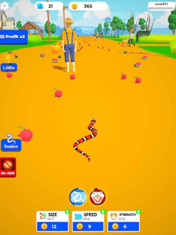 Idle Snake World:Hunting Fight