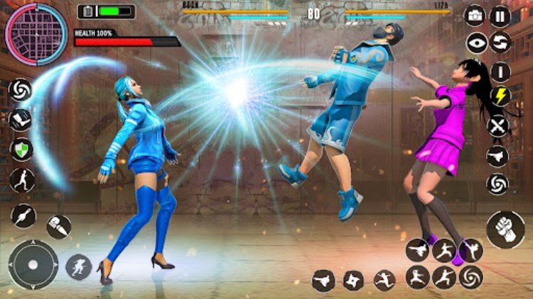 Anime High School Girl Fighter