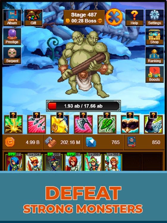 Idle Pixel Heroes: Idle Merger
