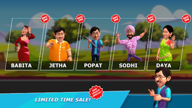 Bhide Scooter Race| TMKOC Game