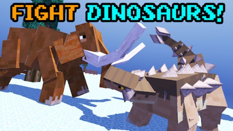 Blocky Dino Park Mammoth Rage