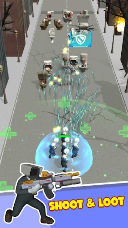 Toilet Monster: Run Shooter