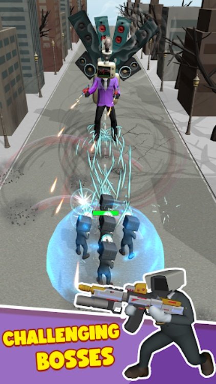 Toilet Monster: Run Shooter