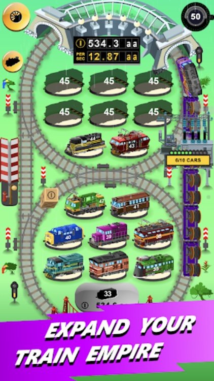 Train Merger Idle Train Tycoon