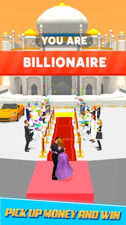 Running Girl 3D Money Run Game