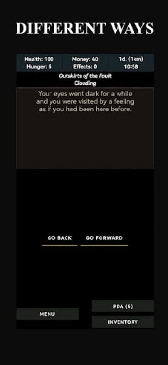 Fault Zone: Text Retro Stalker