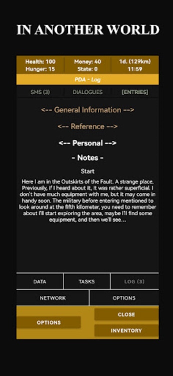 Fault Zone: Text Retro Stalker