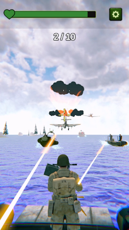 Boat Defense: Shooting Warship