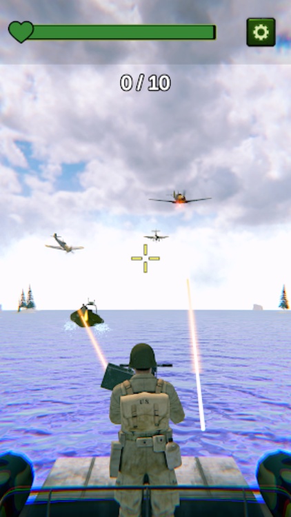 Boat Defense: Shooting Warship